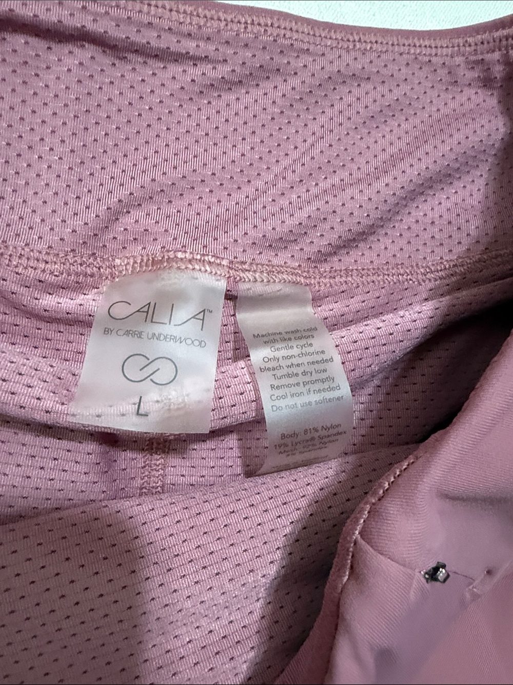 CALIA by Carrie Underwood Dusty Rose Athletic Skort - Picture 2 of 8